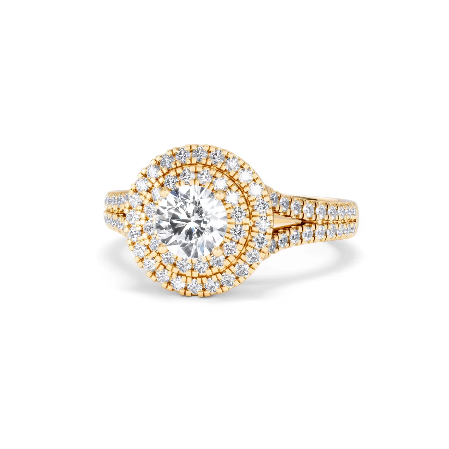 Camilla GIA Diamond Halo Engagement Ring in 18K Gold 1.65ct G/VS2 - Image 85