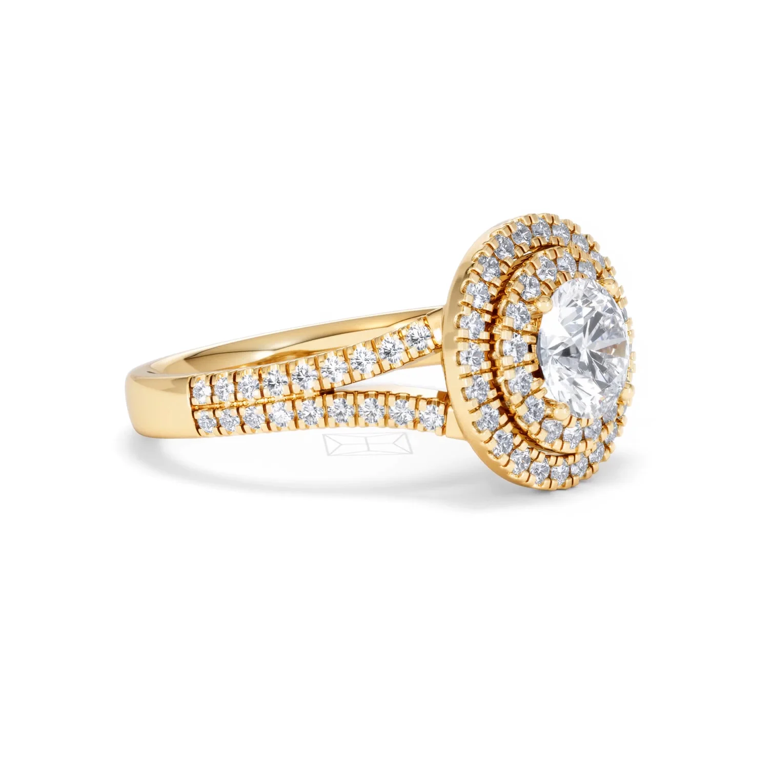Camilla GIA Diamond Halo Engagement Ring in 18K Gold 2.15ct G/VS1 - Image 17