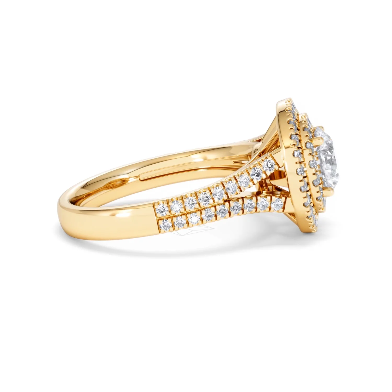 Camilla GIA Diamond Halo Engagement Ring in 18K Gold 2.15ct G/VS1 - Image 25