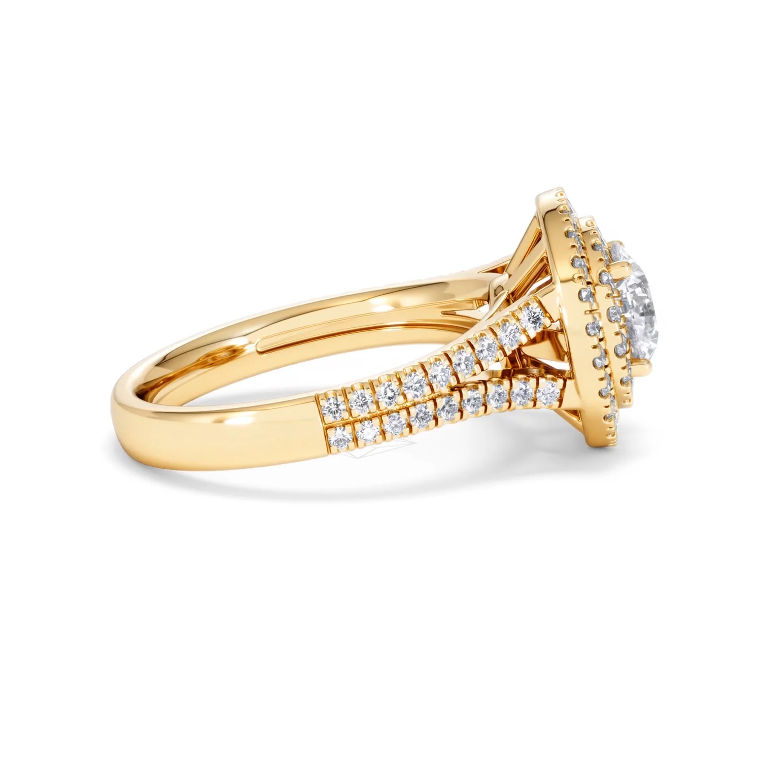 Camilla GIA Diamond Halo Engagement Ring in 18K Gold 2.15ct G/VS1 - Image 26