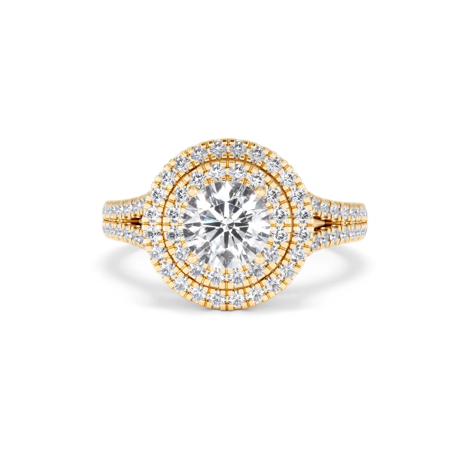 Camilla GIA Diamond Halo Engagement Ring in 18K Gold 2.15ct G/VS1 - Image 85