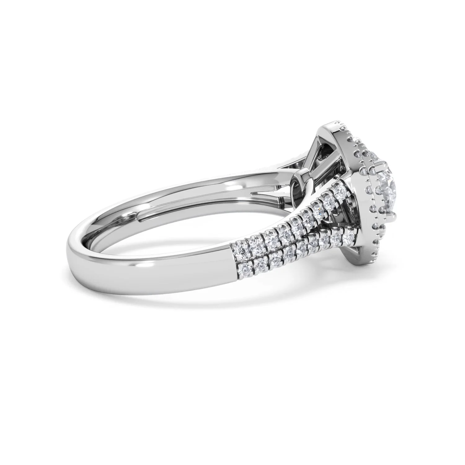 Camilla GIA Diamond Halo Engagement Ring in Platinum 1.65ct G/VS2 - Image 31