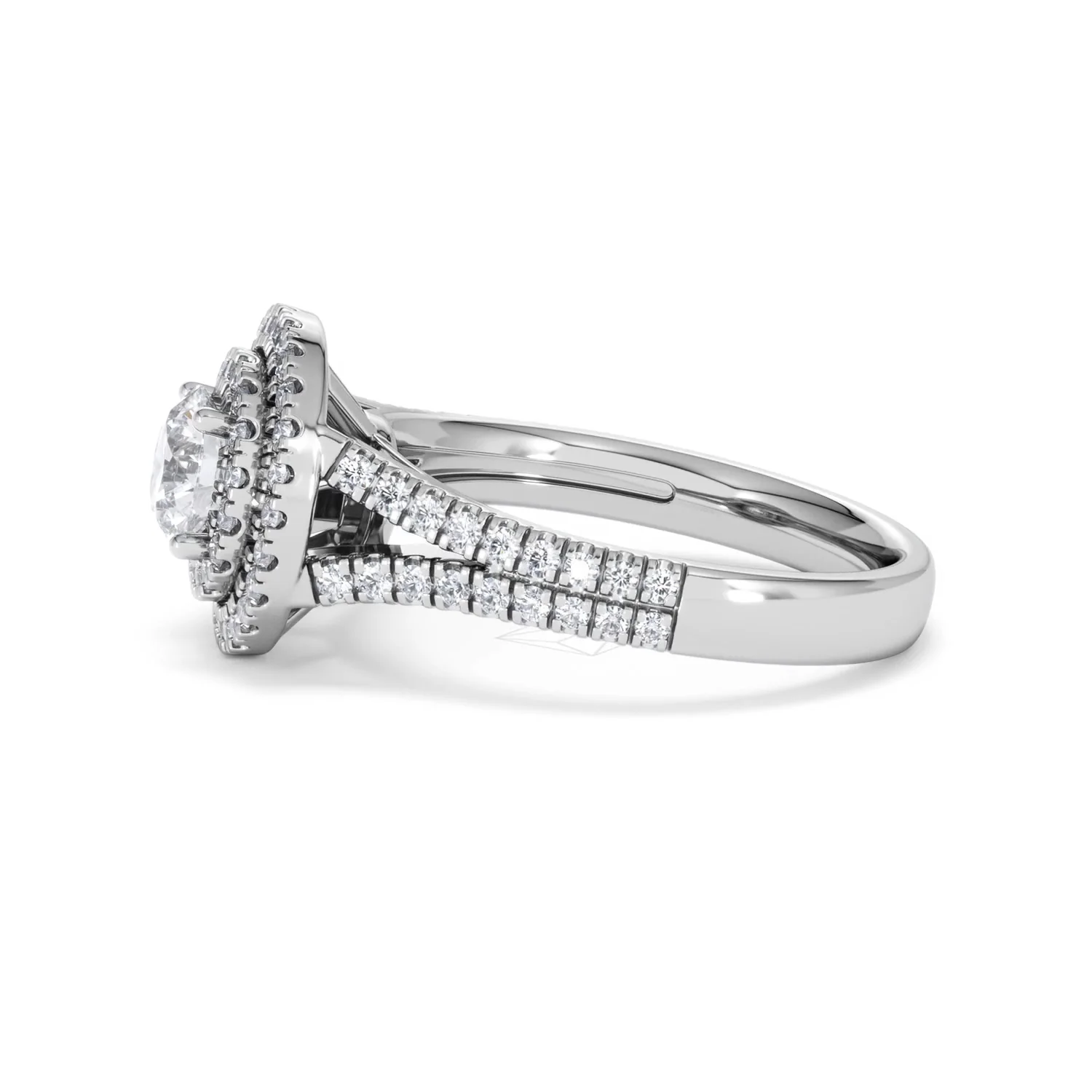 Camilla GIA Diamond Halo Engagement Ring in Platinum 1.65ct G/VS2 - Image 70