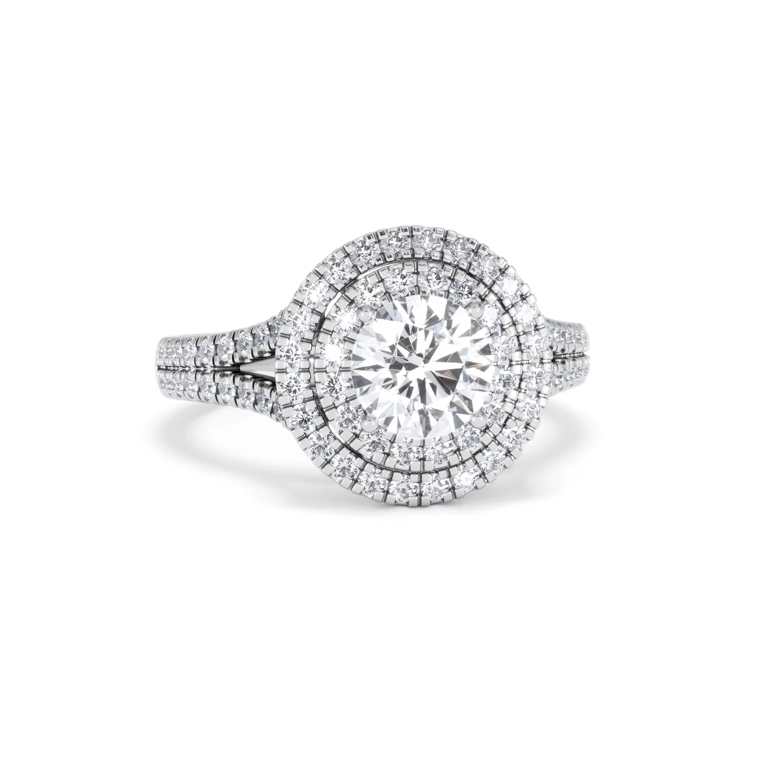 Camilla GIA Diamond Halo Engagement Ring in Platinum 2.15ct G/VS2 - Image 10
