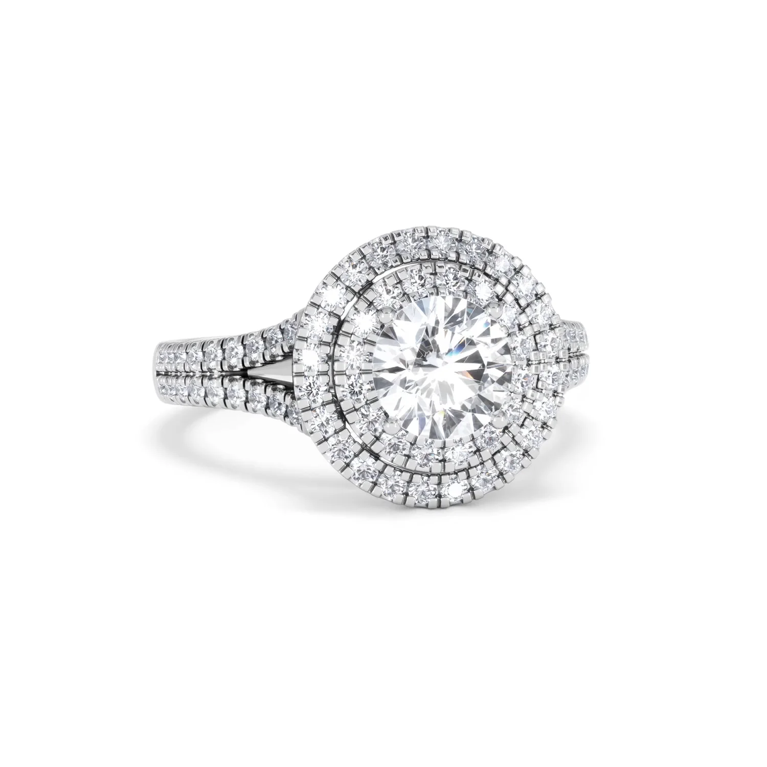 Camilla GIA Diamond Halo Engagement Ring in Platinum 2.15ct G/VS2 - Image 11