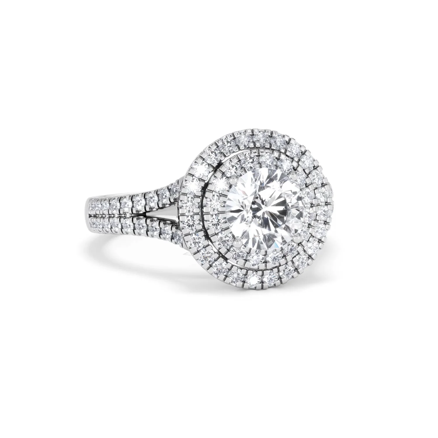 Camilla GIA Diamond Halo Engagement Ring in Platinum 2.15ct G/VS2 - Image 12
