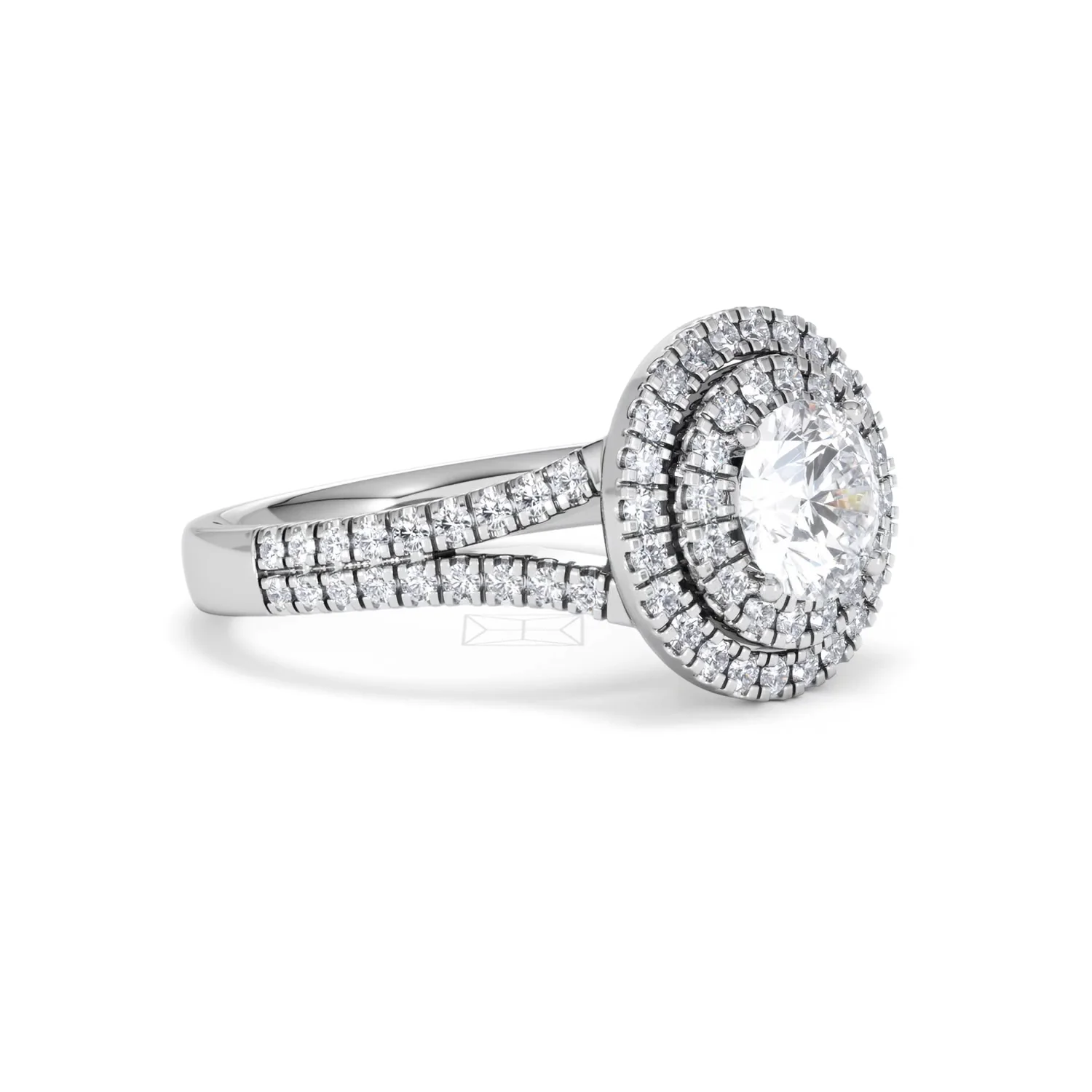 Camilla GIA Diamond Halo Engagement Ring in Platinum 2.15ct G/VS2 - Image 18