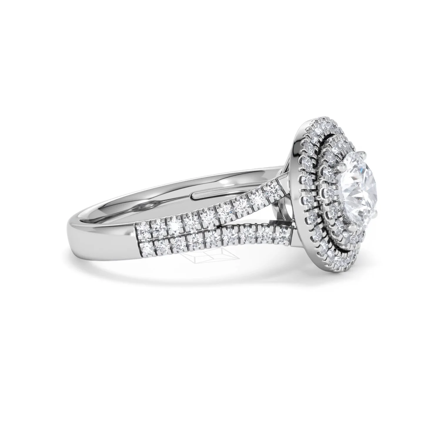 Camilla GIA Diamond Halo Engagement Ring in Platinum 2.15ct G/VS2 - Image 23