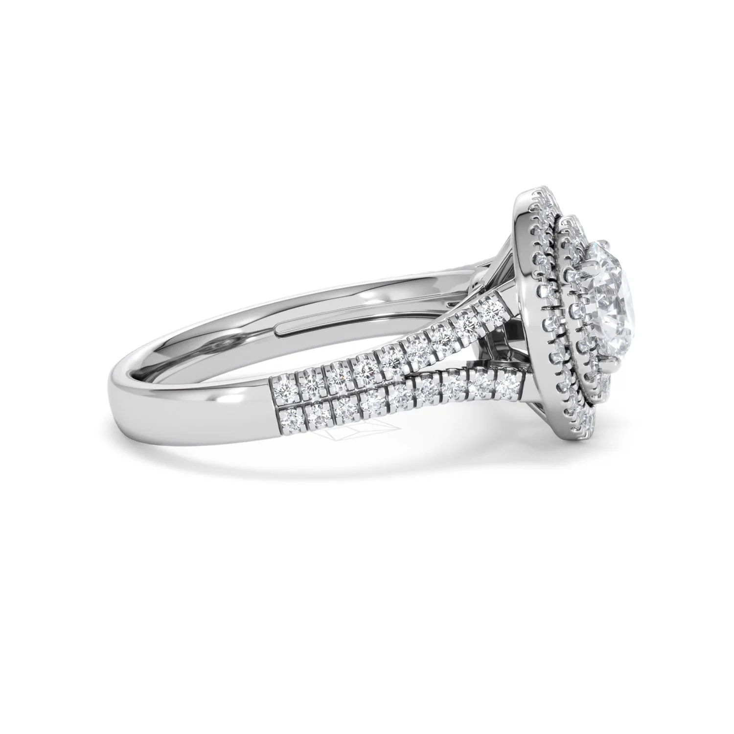 Camilla GIA Diamond Halo Engagement Ring in Platinum 2.15ct G/VS2 - Image 26