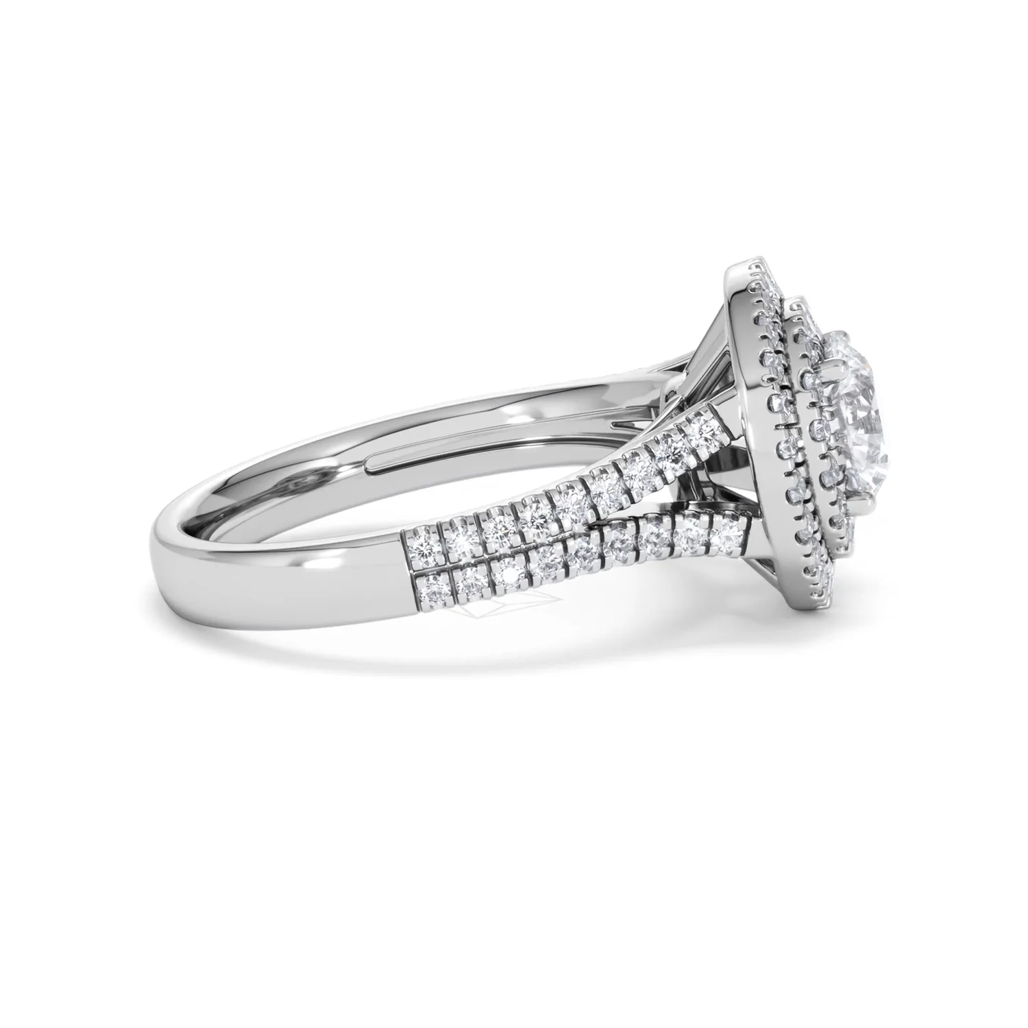 Camilla GIA Diamond Halo Engagement Ring in Platinum 2.15ct G/VS2 - Image 27