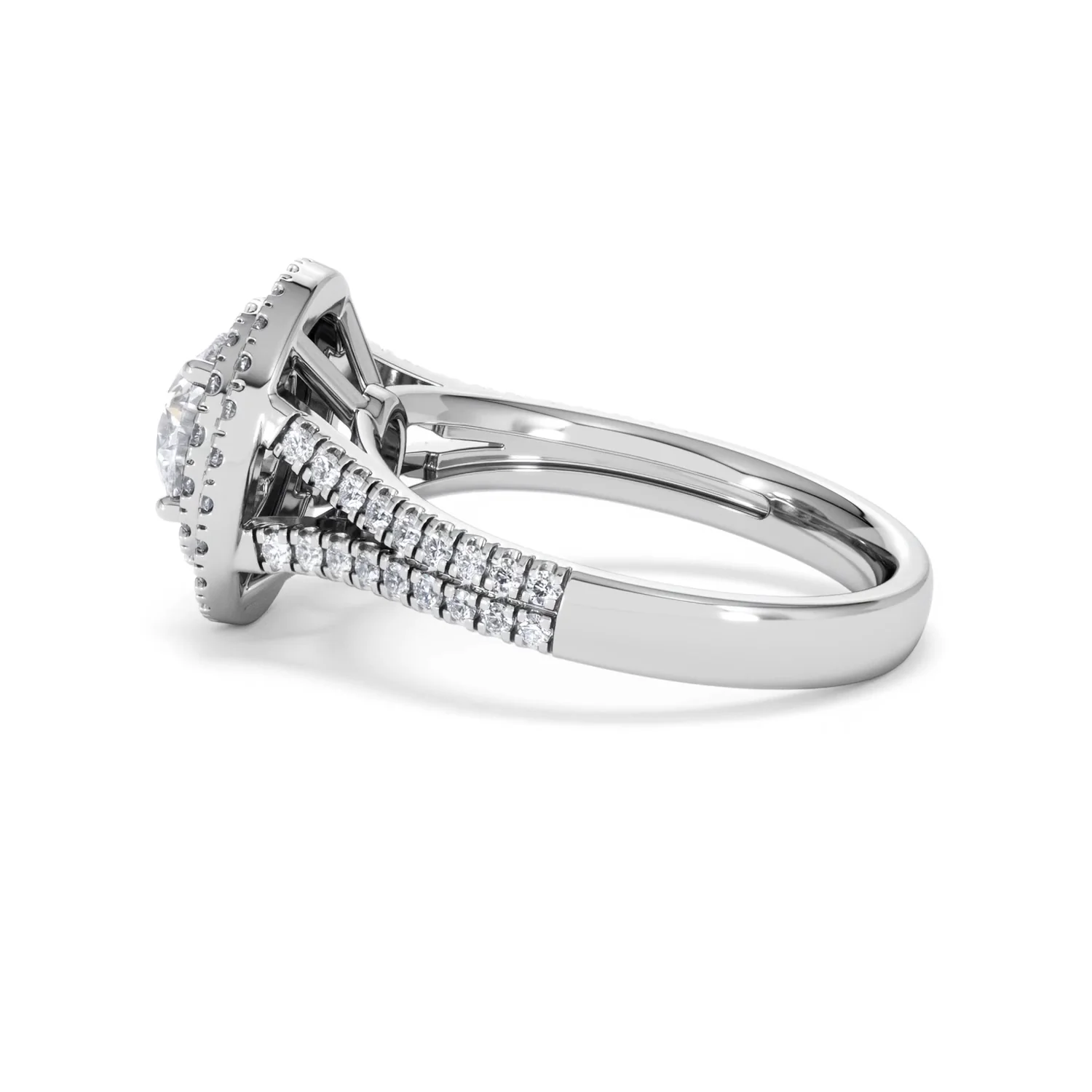 Camilla GIA Diamond Halo Engagement Ring in Platinum 2.15ct G/VS2 - Image 65