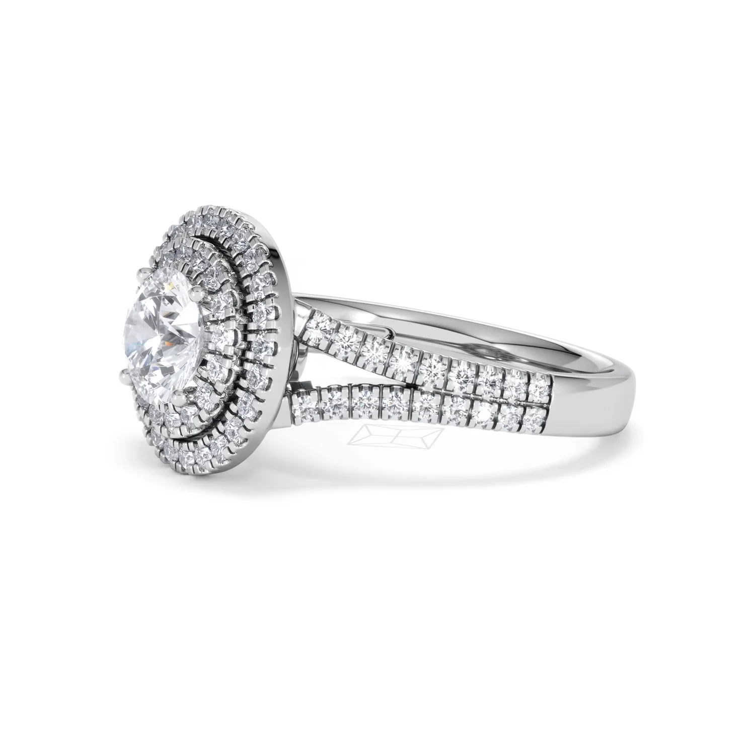 Camilla GIA Diamond Halo Engagement Ring in Platinum 2.15ct G/VS2 - Image 75