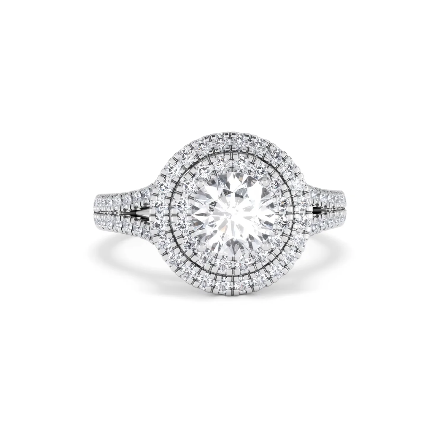 Camilla GIA Diamond Halo Engagement Ring in Platinum 2.15ct G/VS2 - Image 9