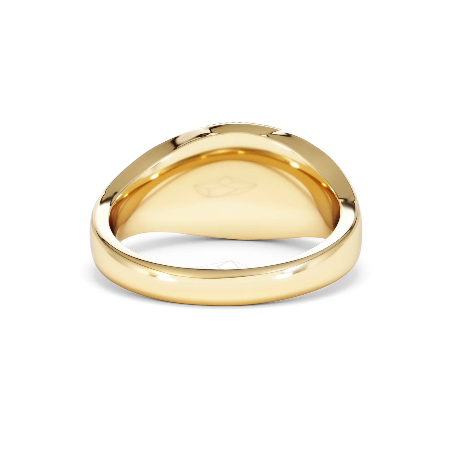 Cancer Zodiac 0.01ct Lab Diamond Signet Ring in 18K Gold Vermeil - Image 45