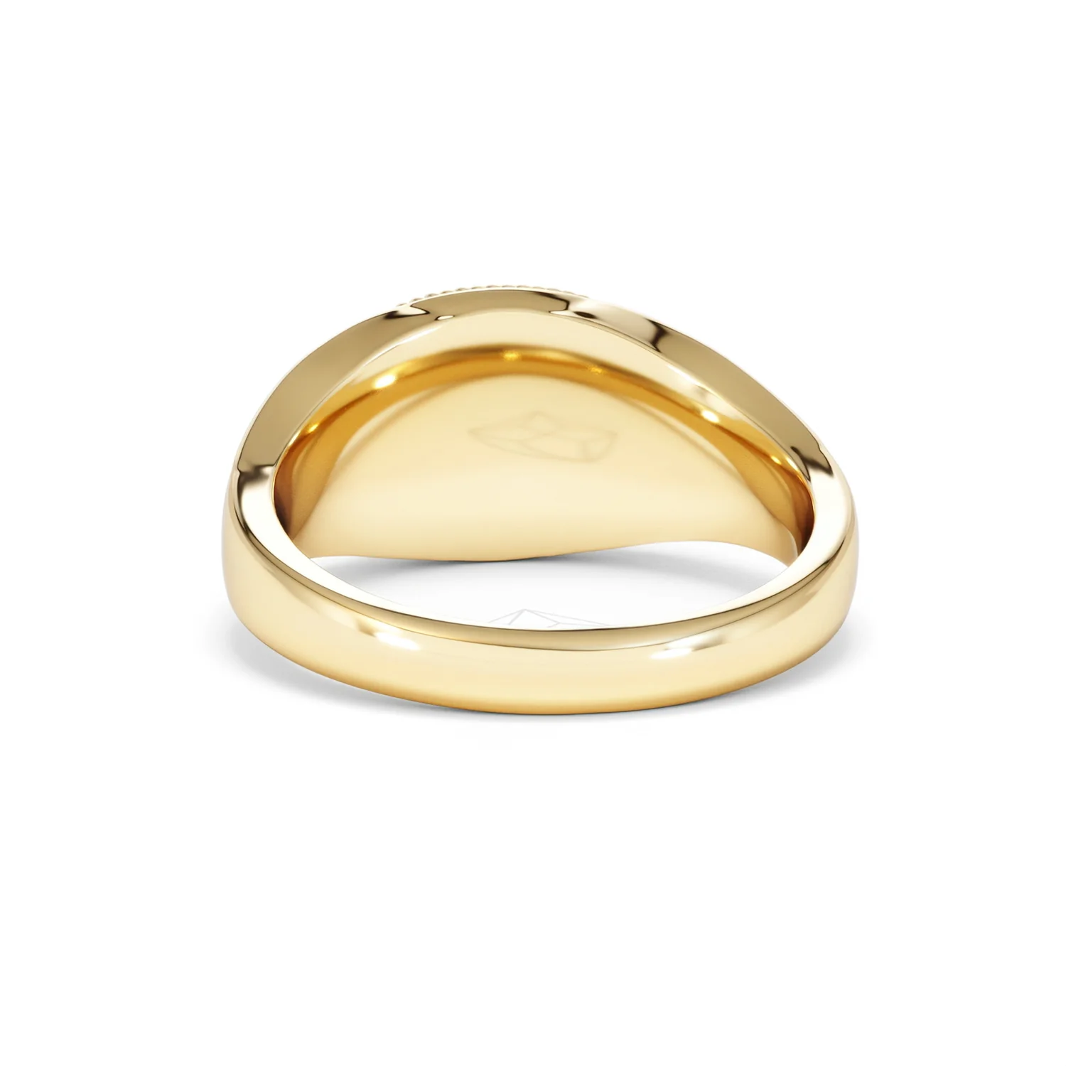 Cancer Zodiac 0.01ct Lab Diamond Signet Ring in 18K Gold Vermeil - Image 49