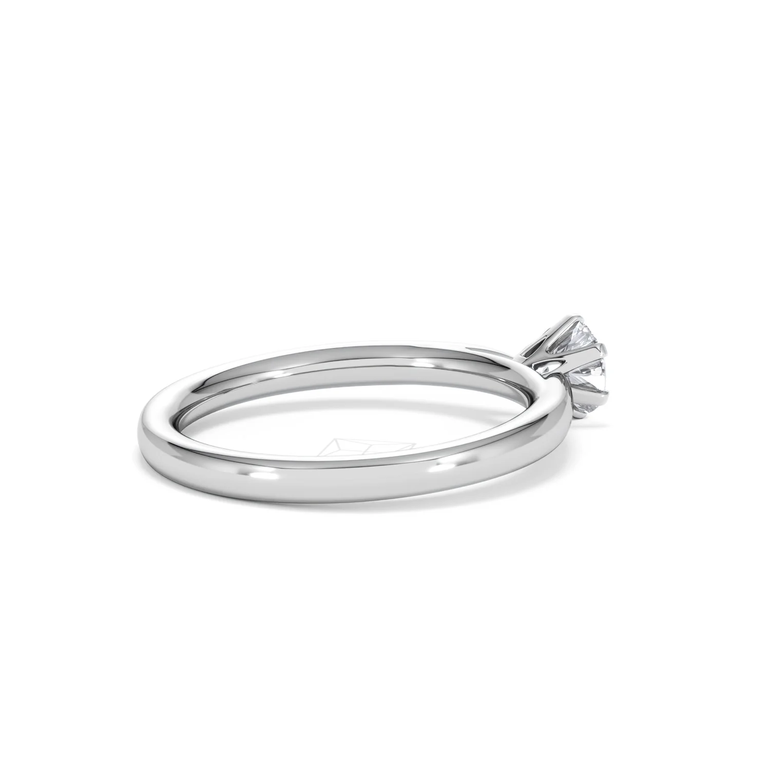 Certified 0.50CT Chloe Low Platinum Engagement Ring G/VS - Image 35