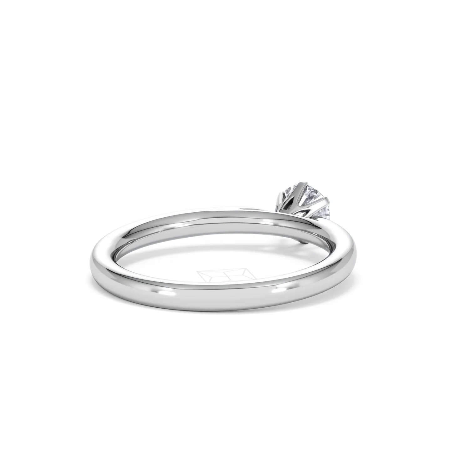 Certified 0.50CT Chloe Low Platinum Engagement Ring G/VS - Image 41