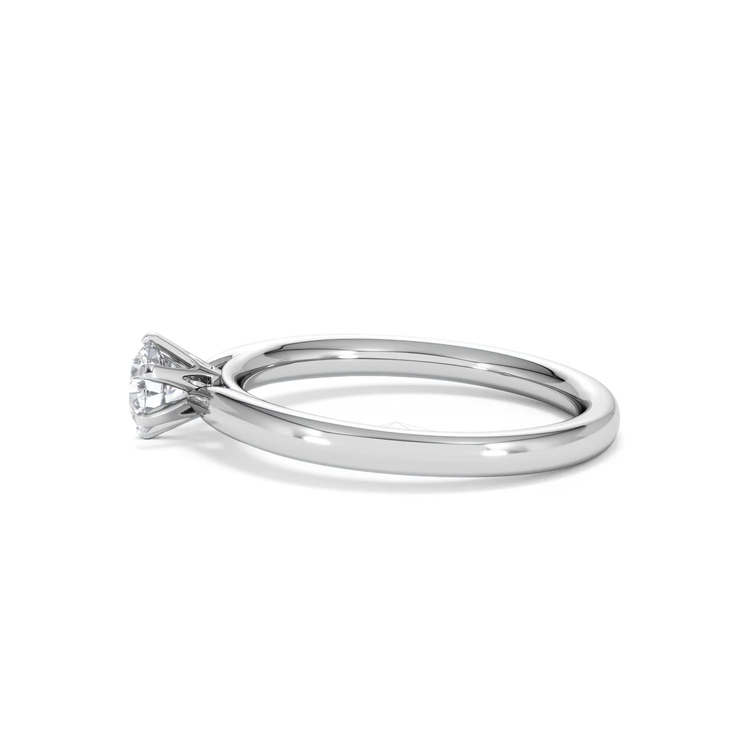 Certified 0.50CT Chloe Low Platinum Engagement Ring G/VS - Image 68