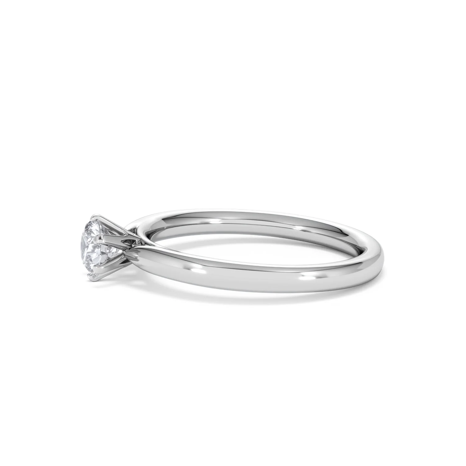 Certified 0.50CT Chloe Low Platinum Engagement Ring G/VS - Image 71