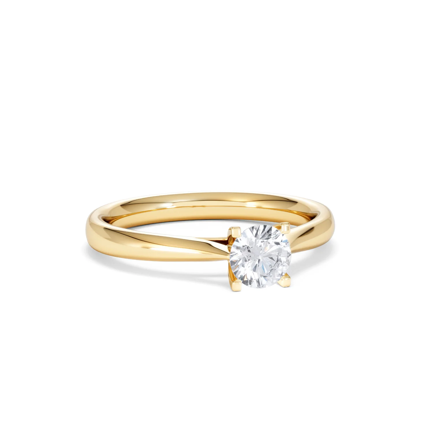 Certified 0.50CT Grace 18K Gold Engagement Ring G/SI2 - Image 12