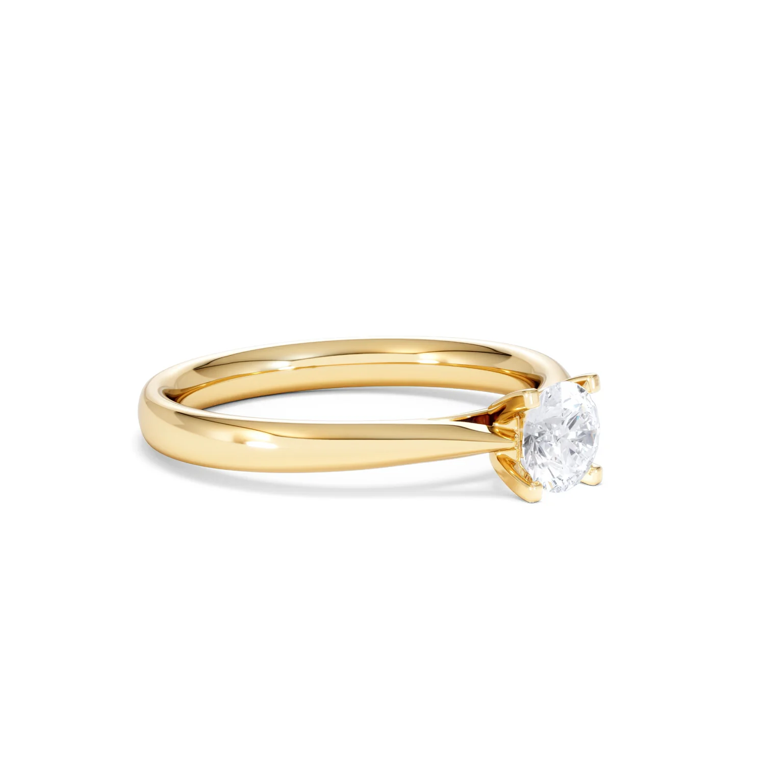 Certified 0.50CT Grace 18K Gold Engagement Ring G/SI2 - Image 18