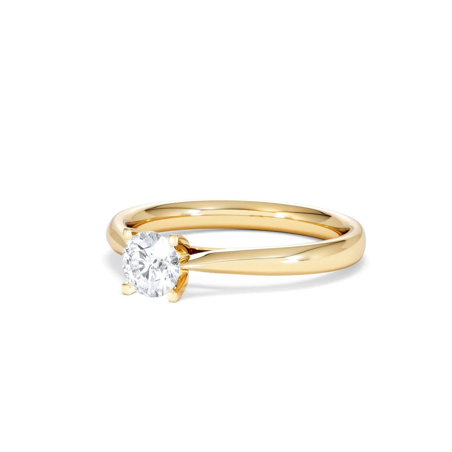 Certified 0.50CT Grace 18K Gold Engagement Ring G/SI2 - Image 81