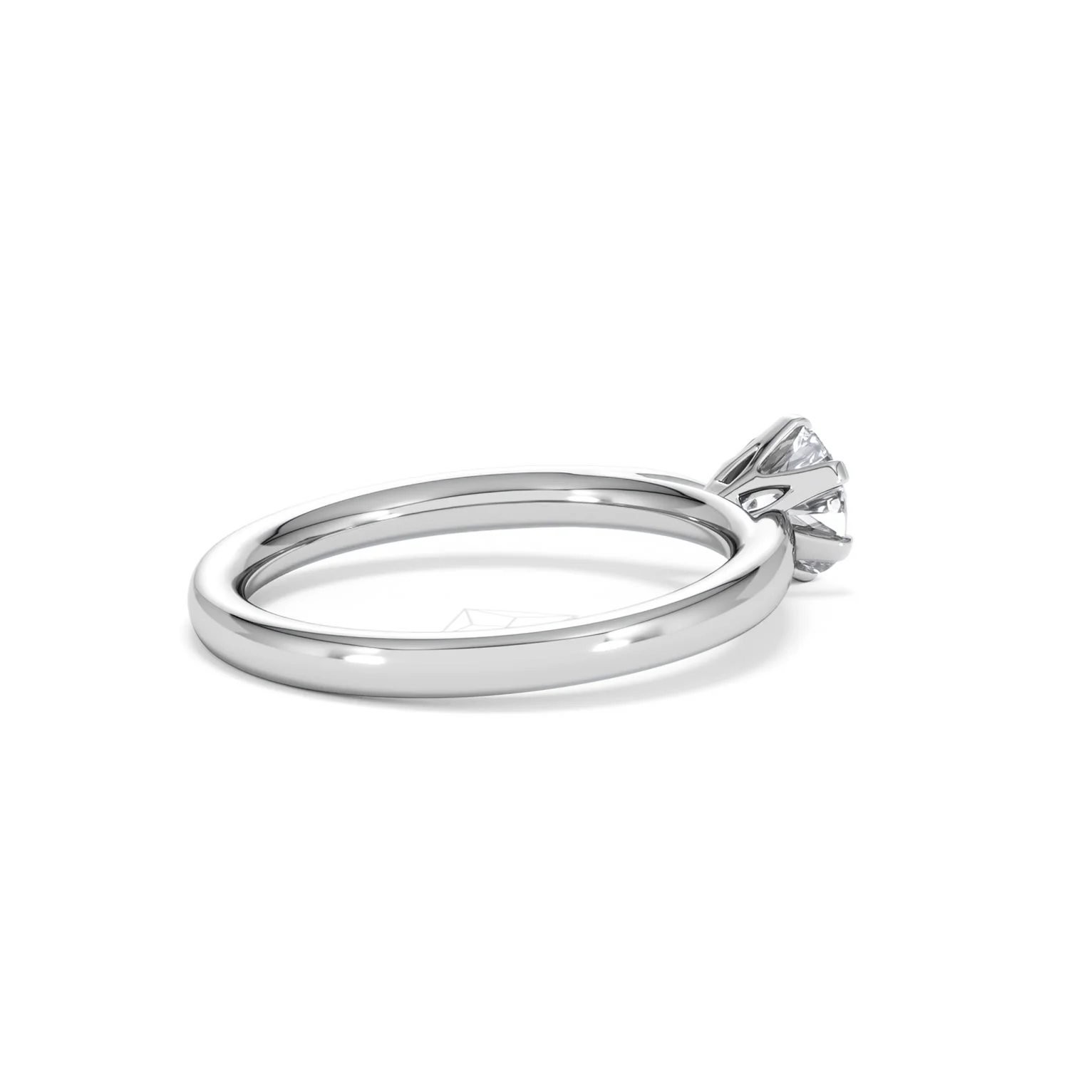 Certified 0.70CT Chloe Low Platinum Engagement Ring G/VS - Image 35