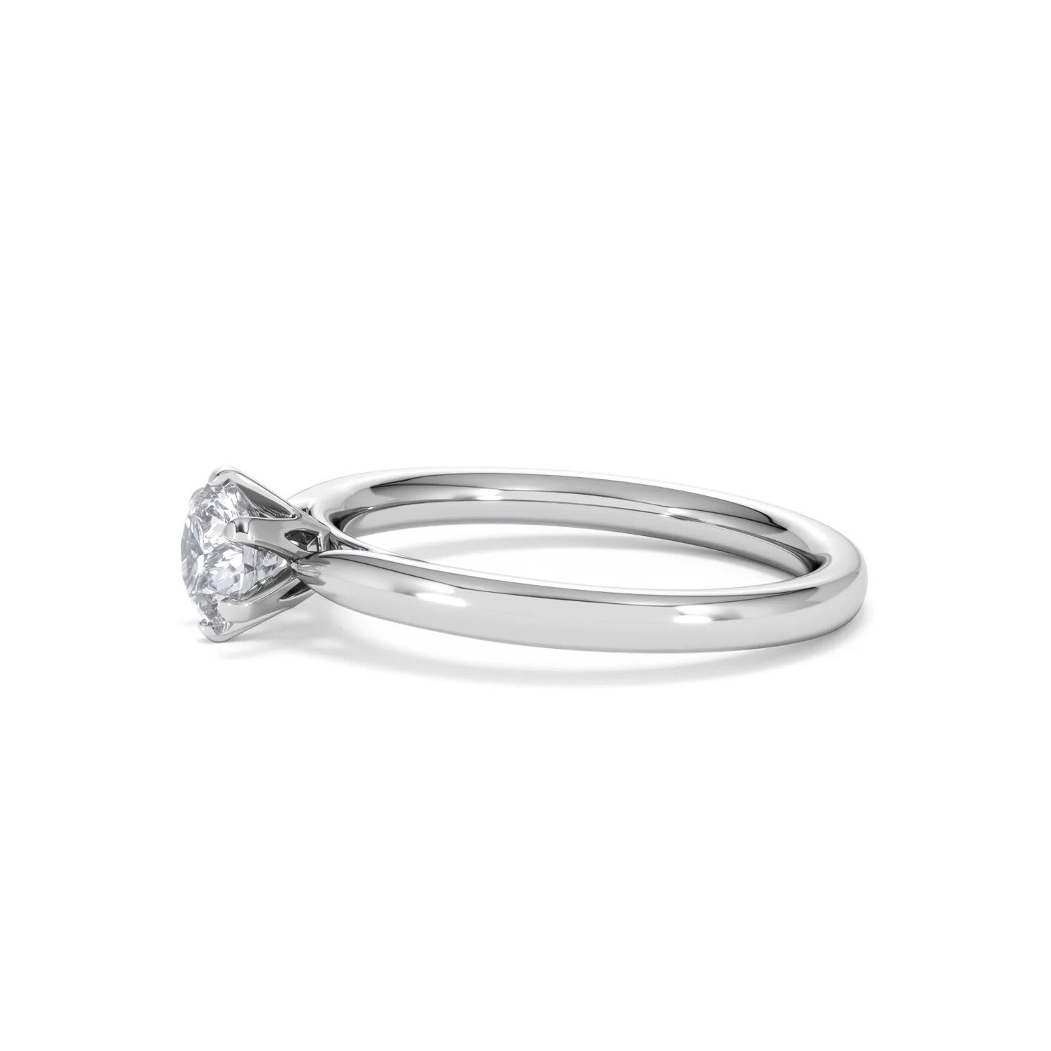 Certified 0.70CT Chloe Low Platinum Engagement Ring G/VS - Image 72
