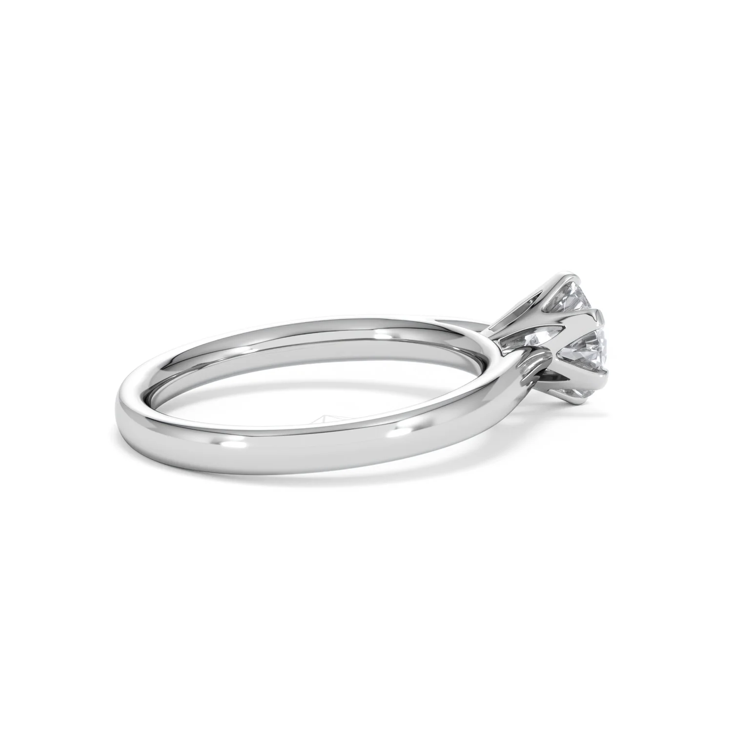 Certified 1.00CT Chloe High Platinum Engagement Ring G/VS - Image 33