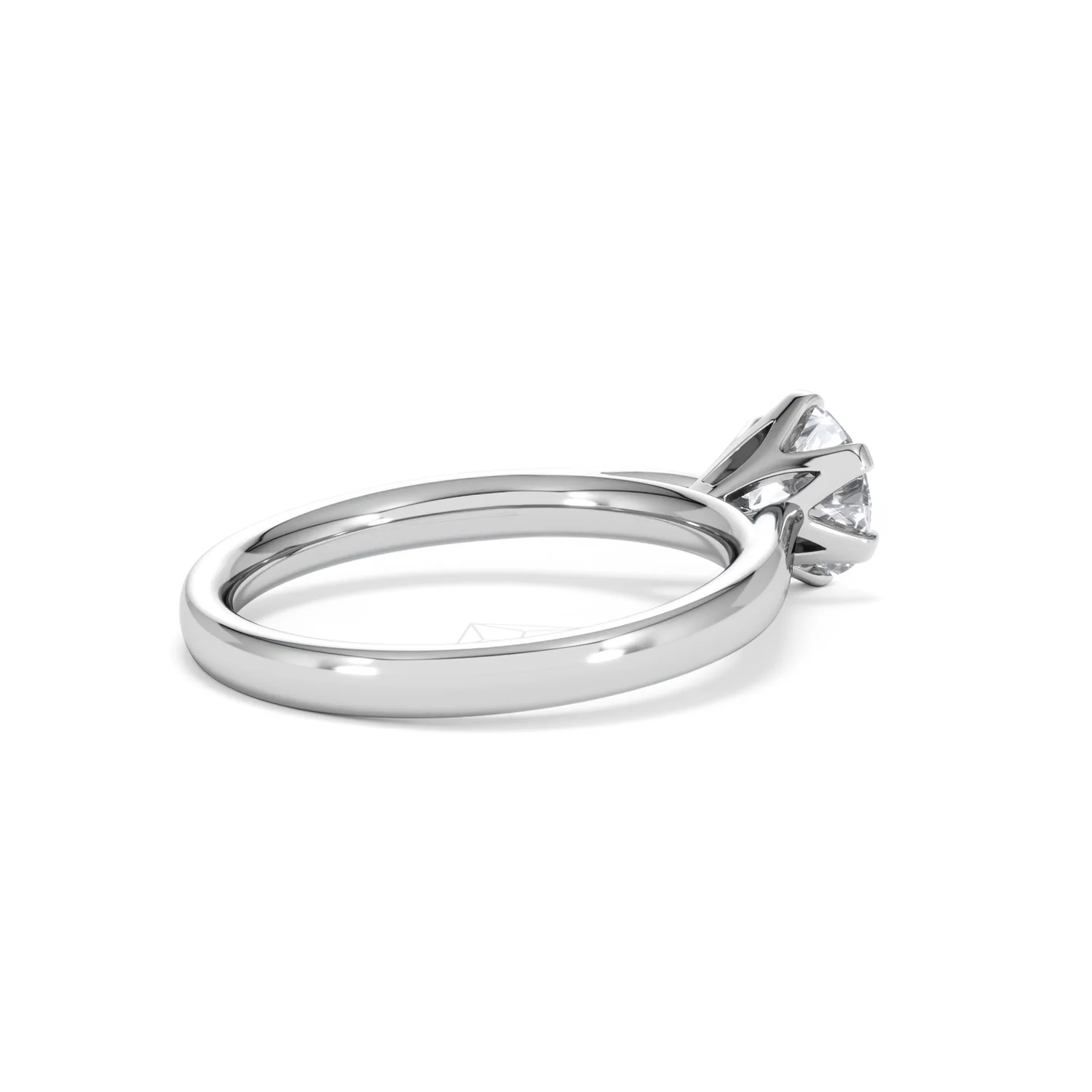 Certified 1.00CT Chloe High Platinum Engagement Ring G/VS - Image 36