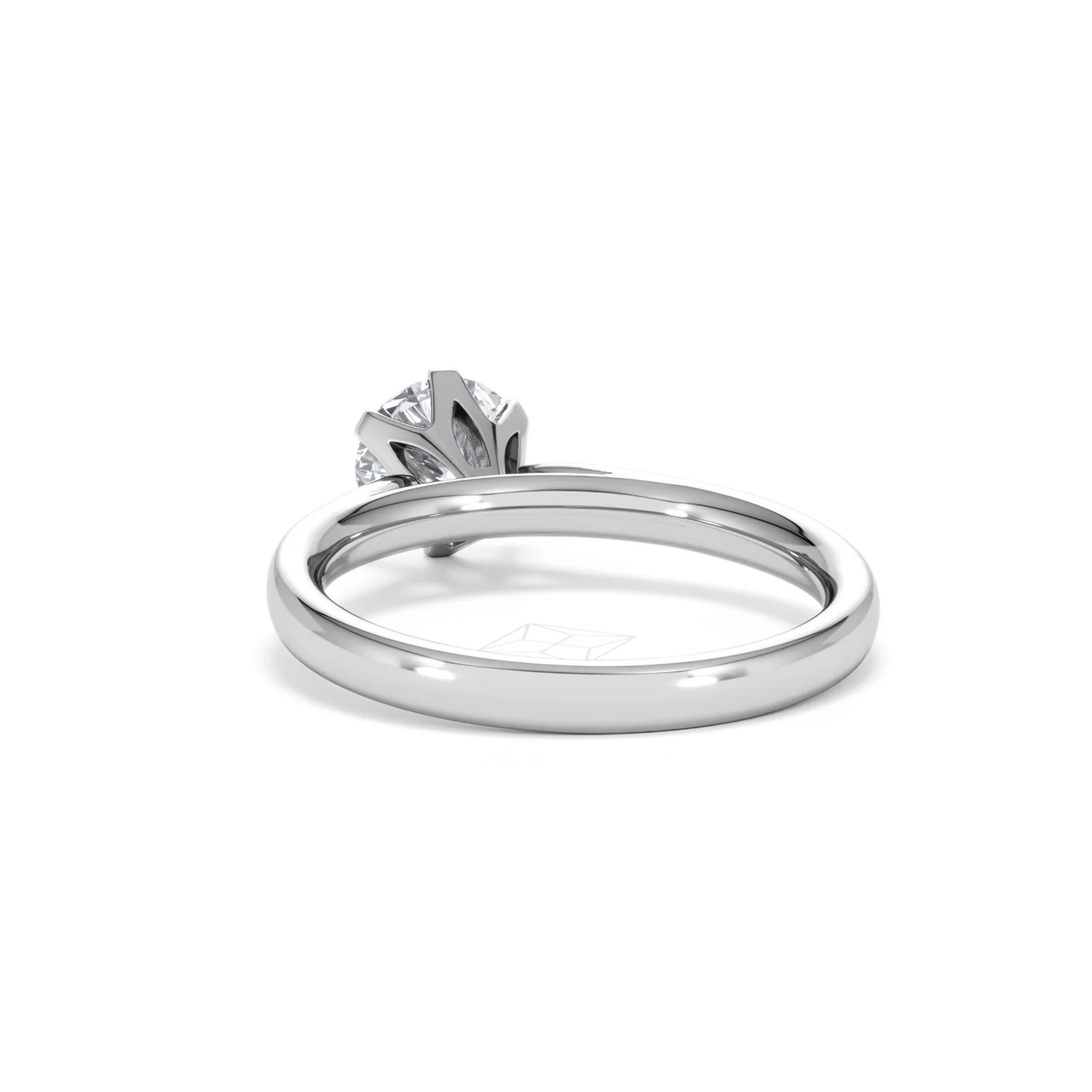 Certified 1.00CT Chloe High Platinum Engagement Ring G/VS - Image 52