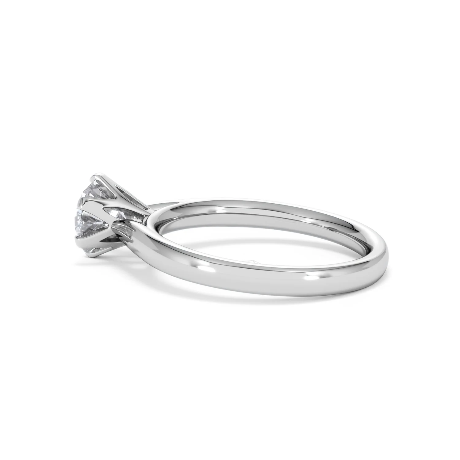 Certified 1.00CT Chloe High Platinum Engagement Ring G/VS - Image 64