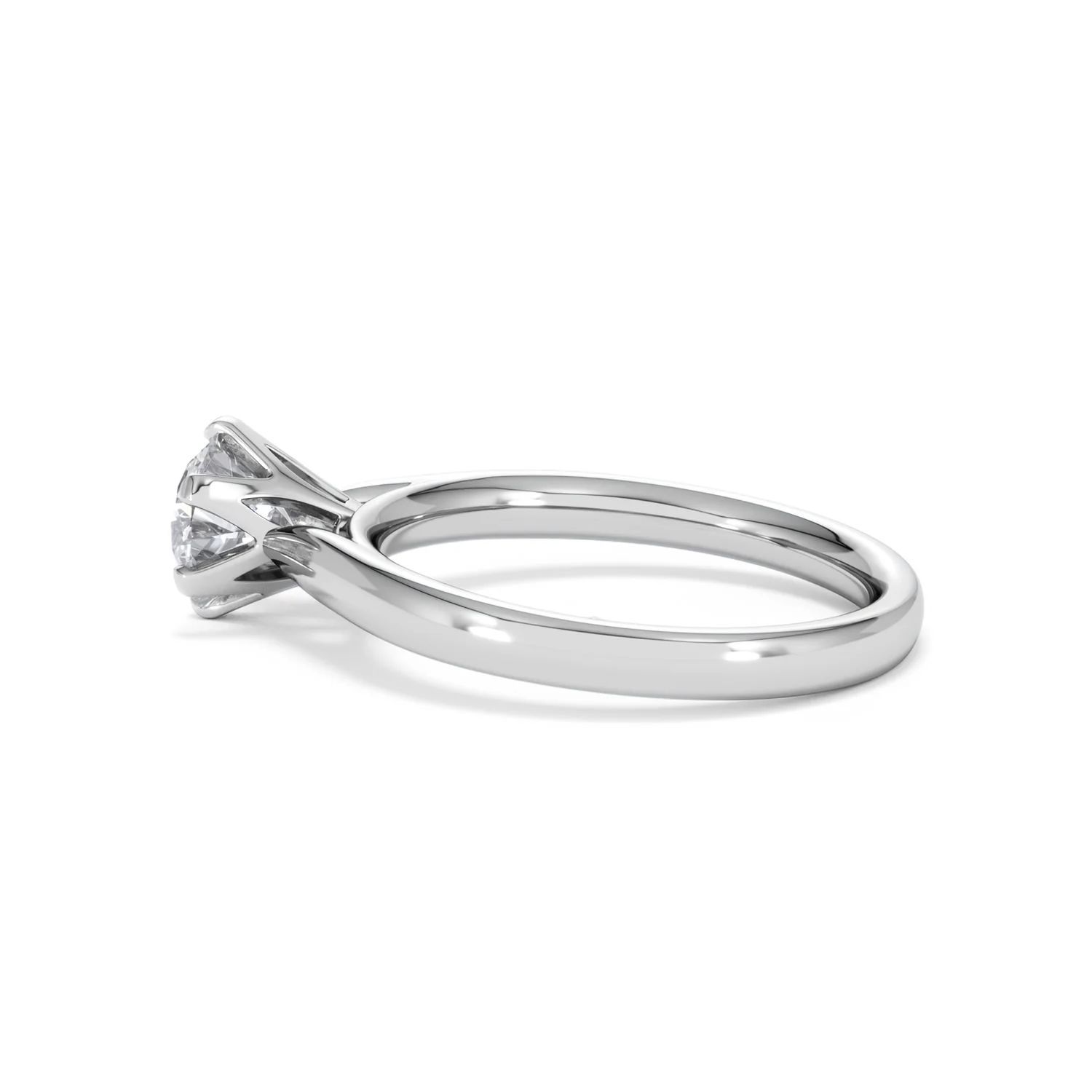 Certified 1.00CT Chloe High Platinum Engagement Ring G/VS - Image 65