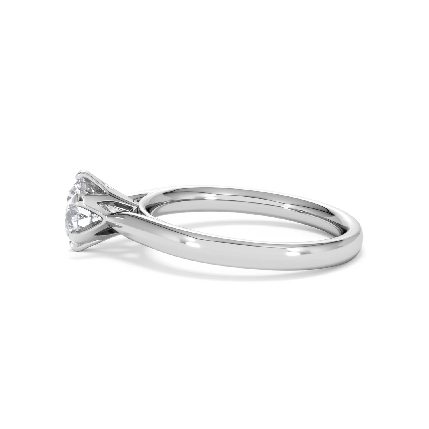 Certified 1.00CT Chloe High Platinum Engagement Ring G/VS - Image 68