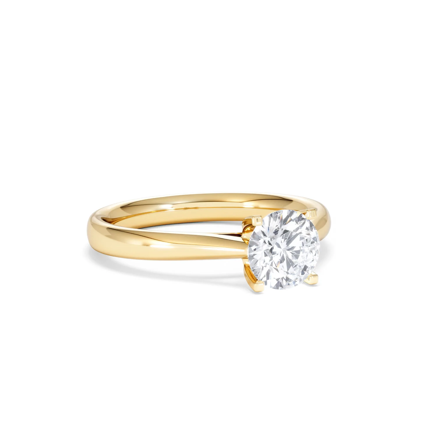 Certified 1.00CT Grace 18K Gold Engagement Ring G/SI2 - Image 14