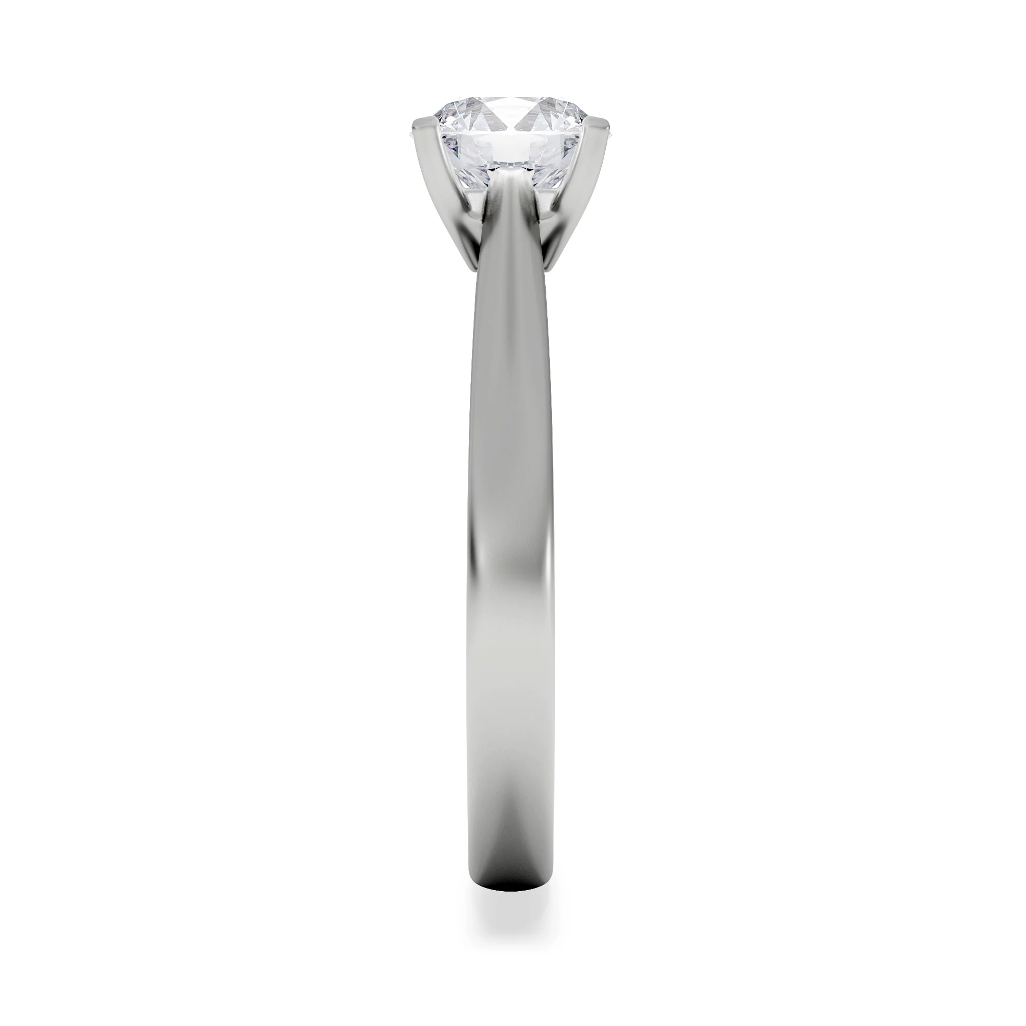 Certified 1.00CT Grace Platinum Engagement Ring G/SI2 - Image 5
