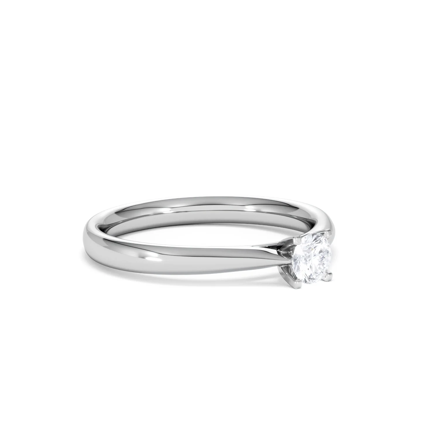 Certified Grace 18K White Gold Diamond Engagement Ring 0.25CT - Image 17