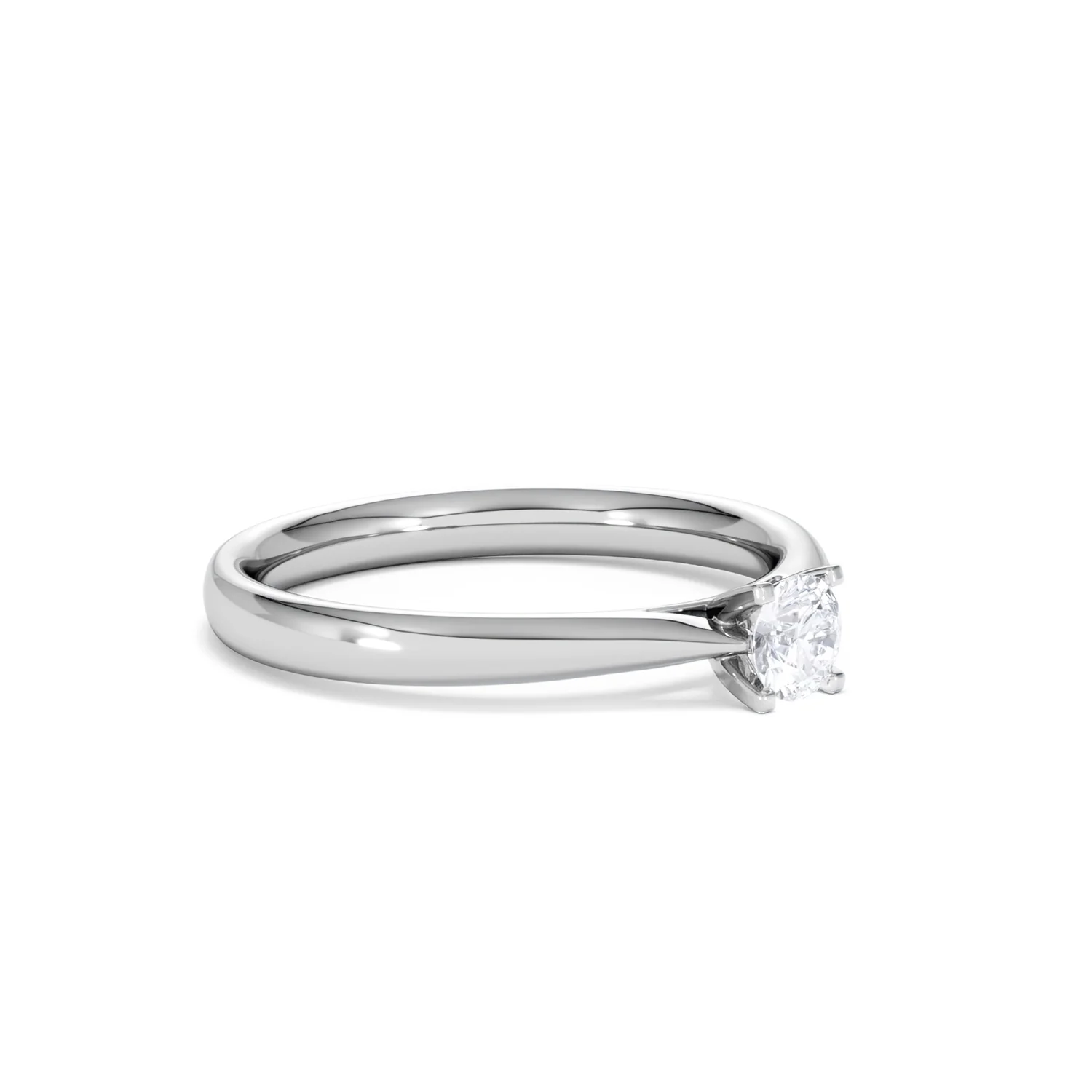 Certified Grace 18K White Gold Diamond Engagement Ring 0.25CT - Image 18