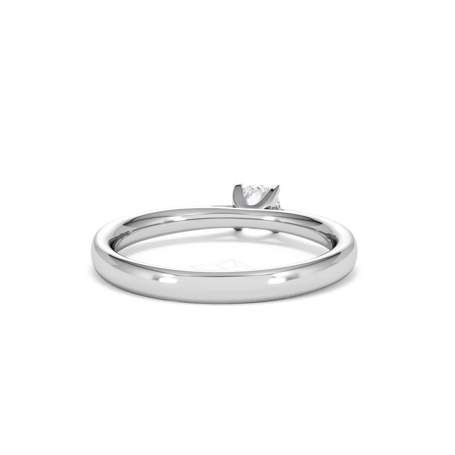Certified Grace 18K White Gold Diamond Engagement Ring 0.25CT - Image 45