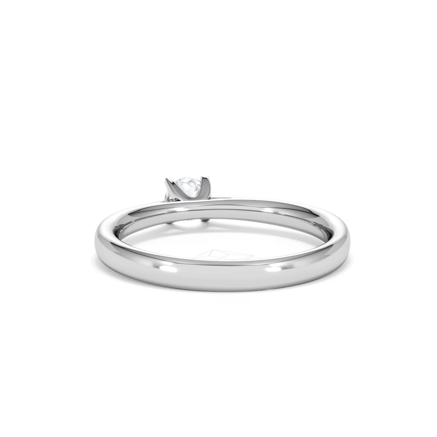 Certified Grace 18K White Gold Diamond Engagement Ring 0.25CT - Image 51