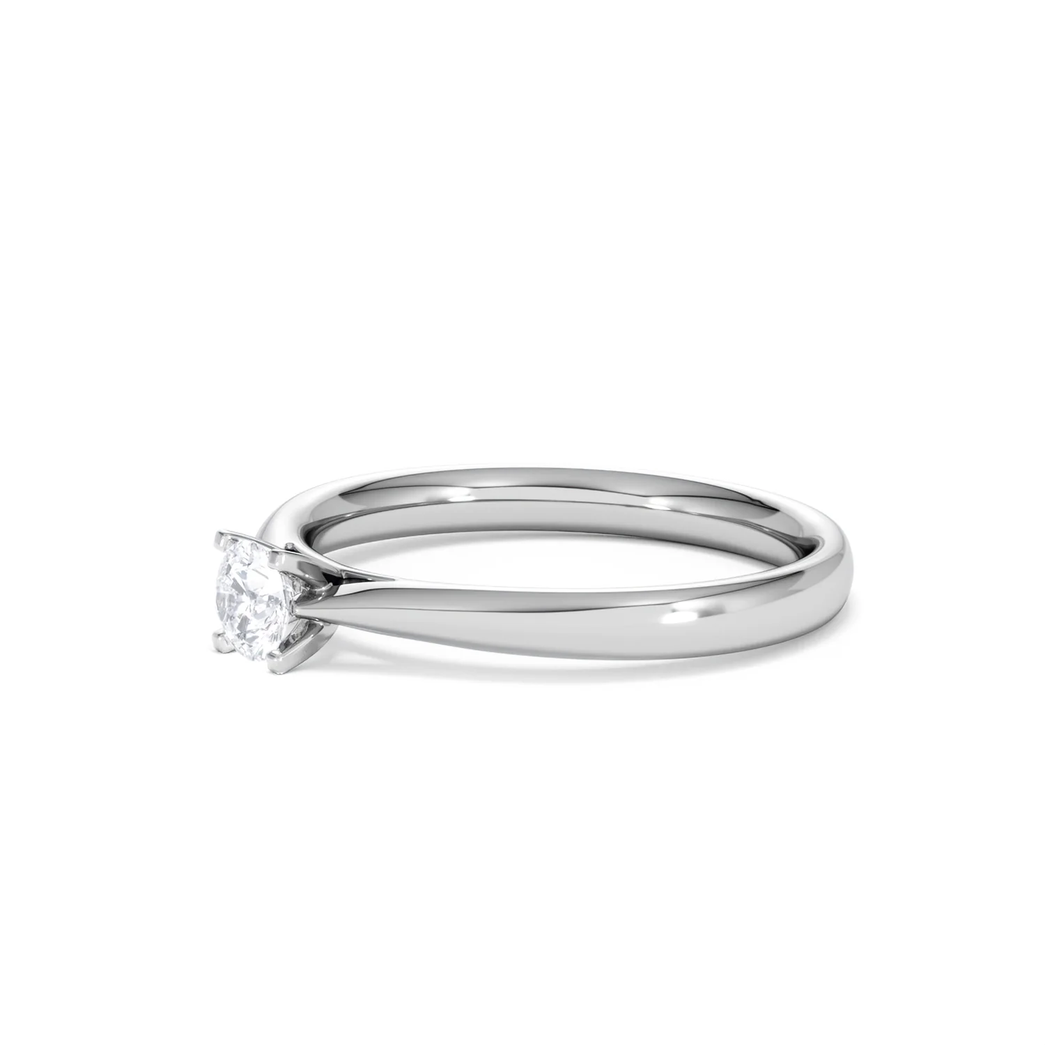 Certified Grace 18K White Gold Diamond Engagement Ring 0.25CT - Image 76