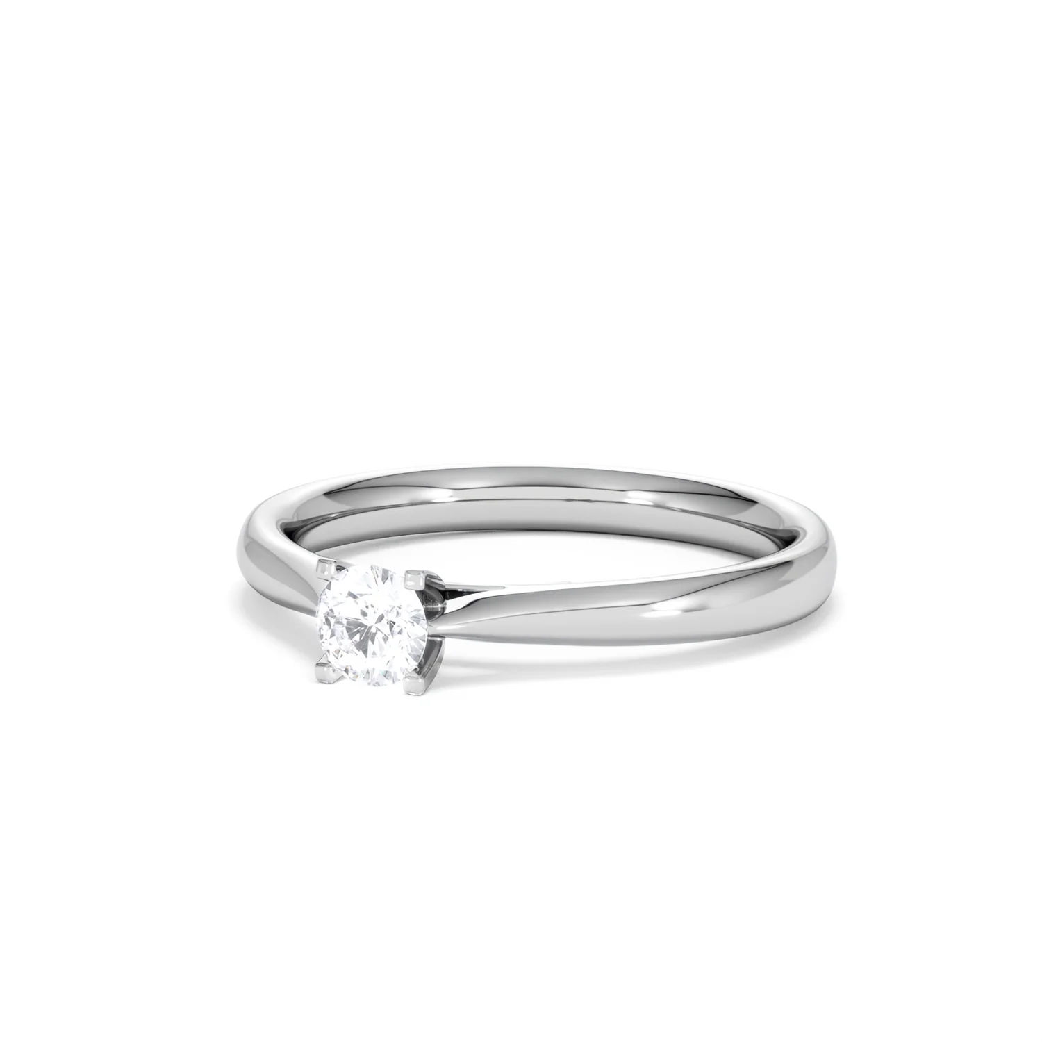 Certified Grace 18K White Gold Diamond Engagement Ring 0.25CT - Image 82