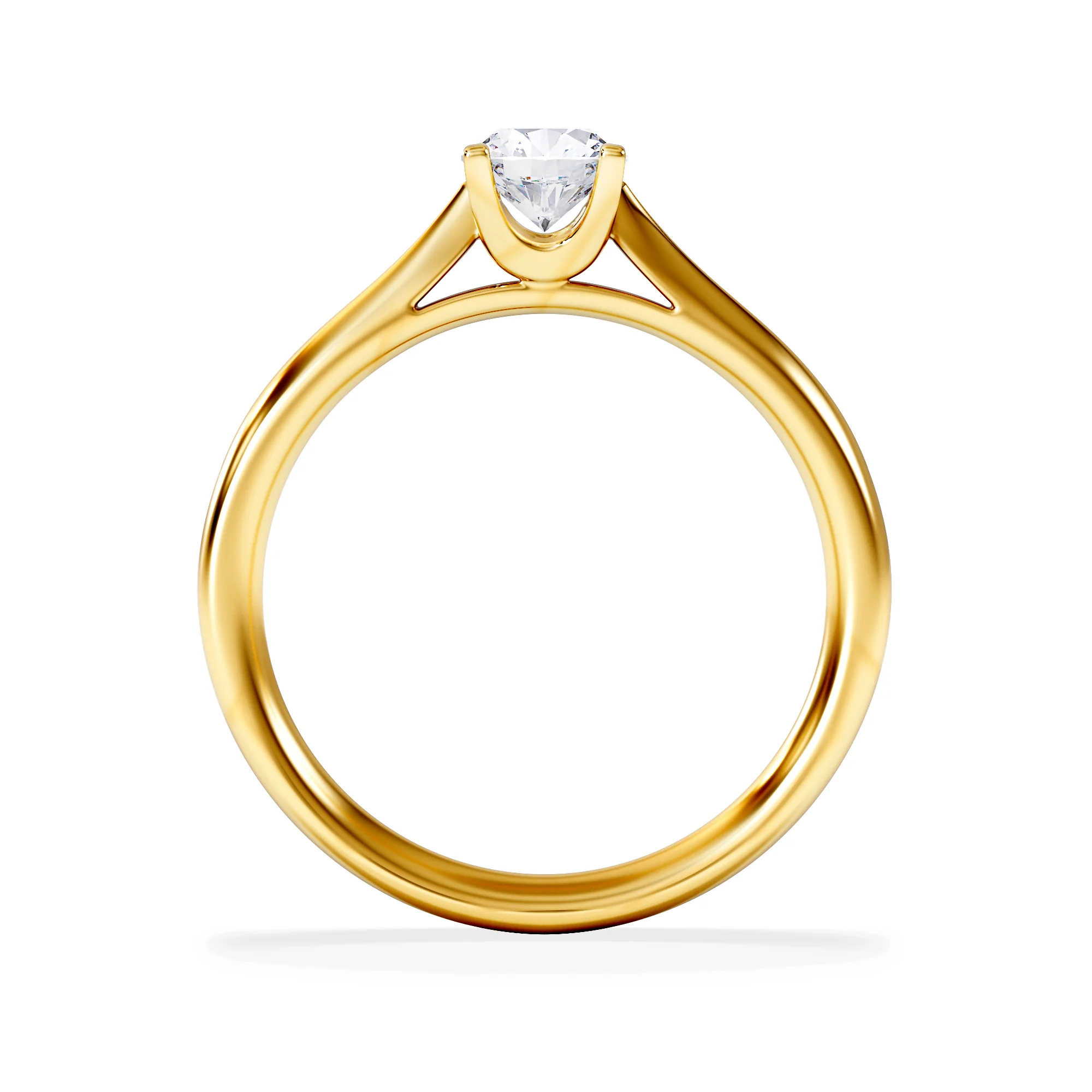Certified Grace 18K White Gold Diamond Engagement Ring 0.50CT - Image 3