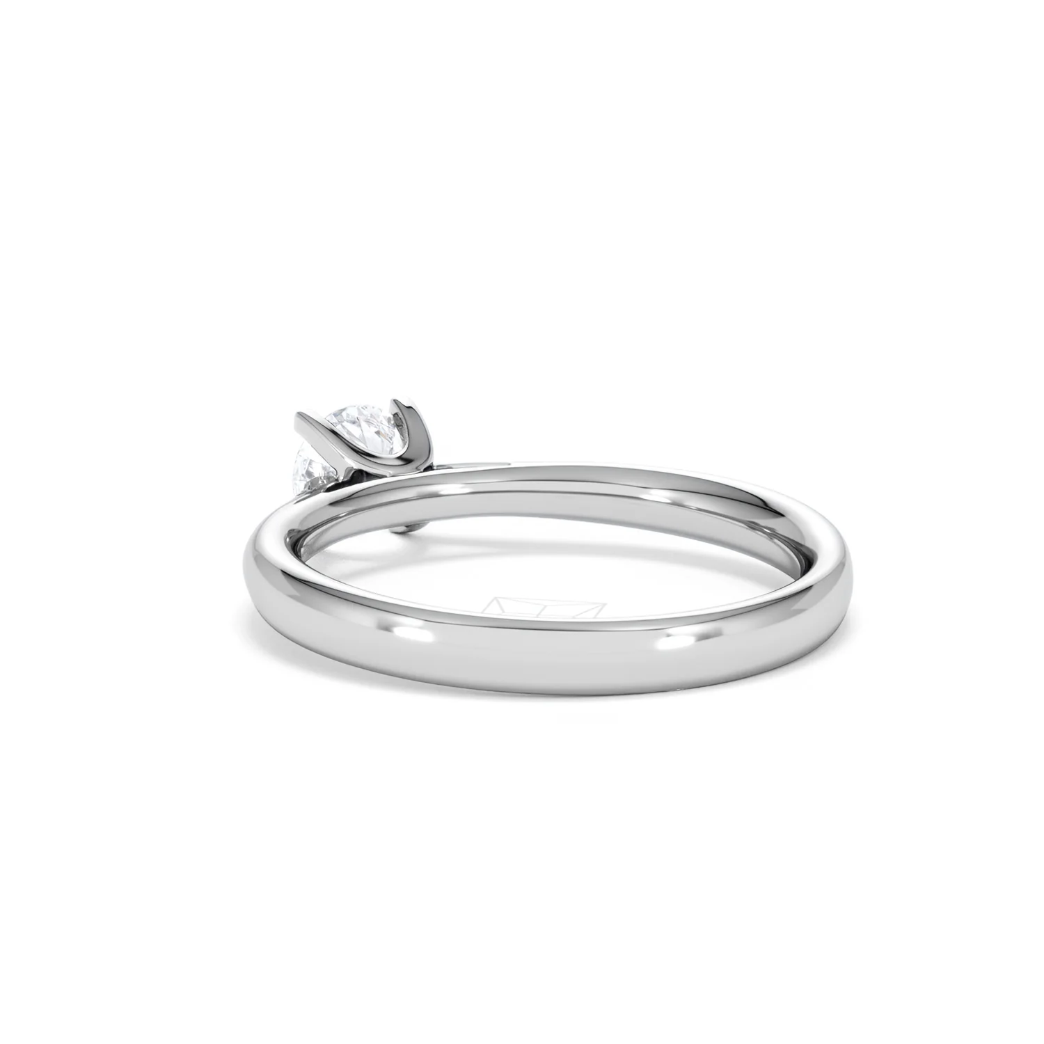Certified Grace 18K White Gold Diamond Engagement Ring 0.50CT - Image 55