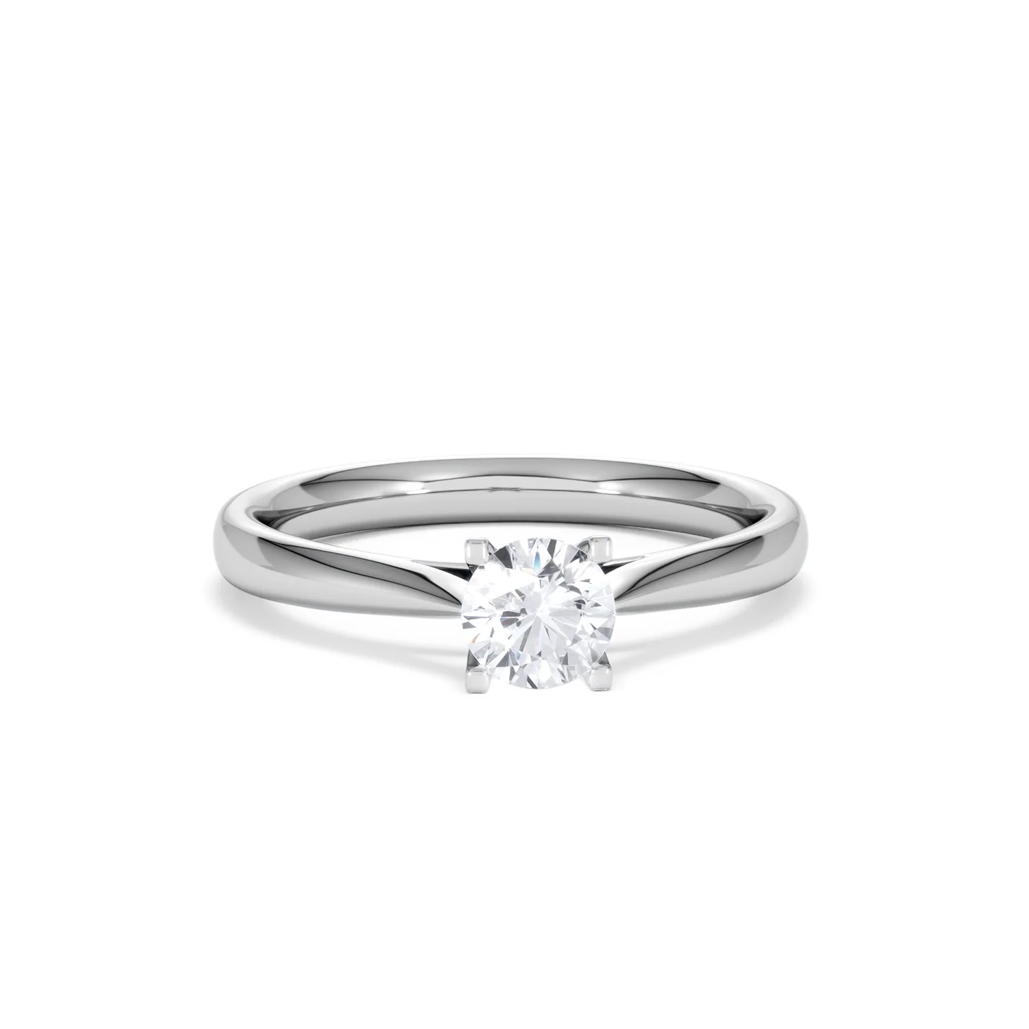 Certified Grace 18K White Gold Diamond Engagement Ring 0.50CT - Image 9