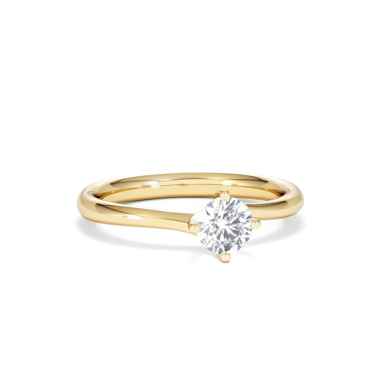 Certified Lily 18K Gold Diamond Engagement Ring 0.50CT - Image 11
