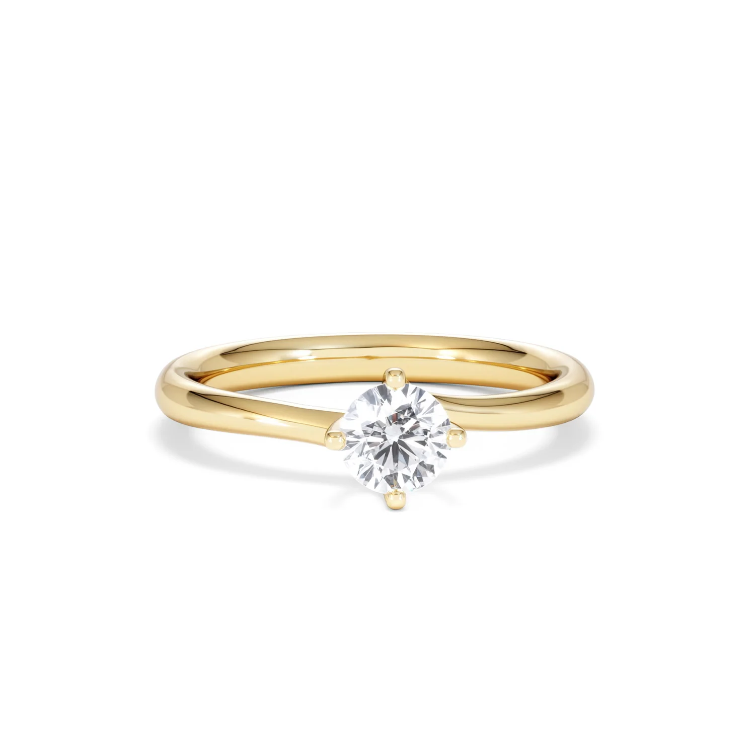 Certified Lily 18K Gold Diamond Engagement Ring 0.50CT - Image 9