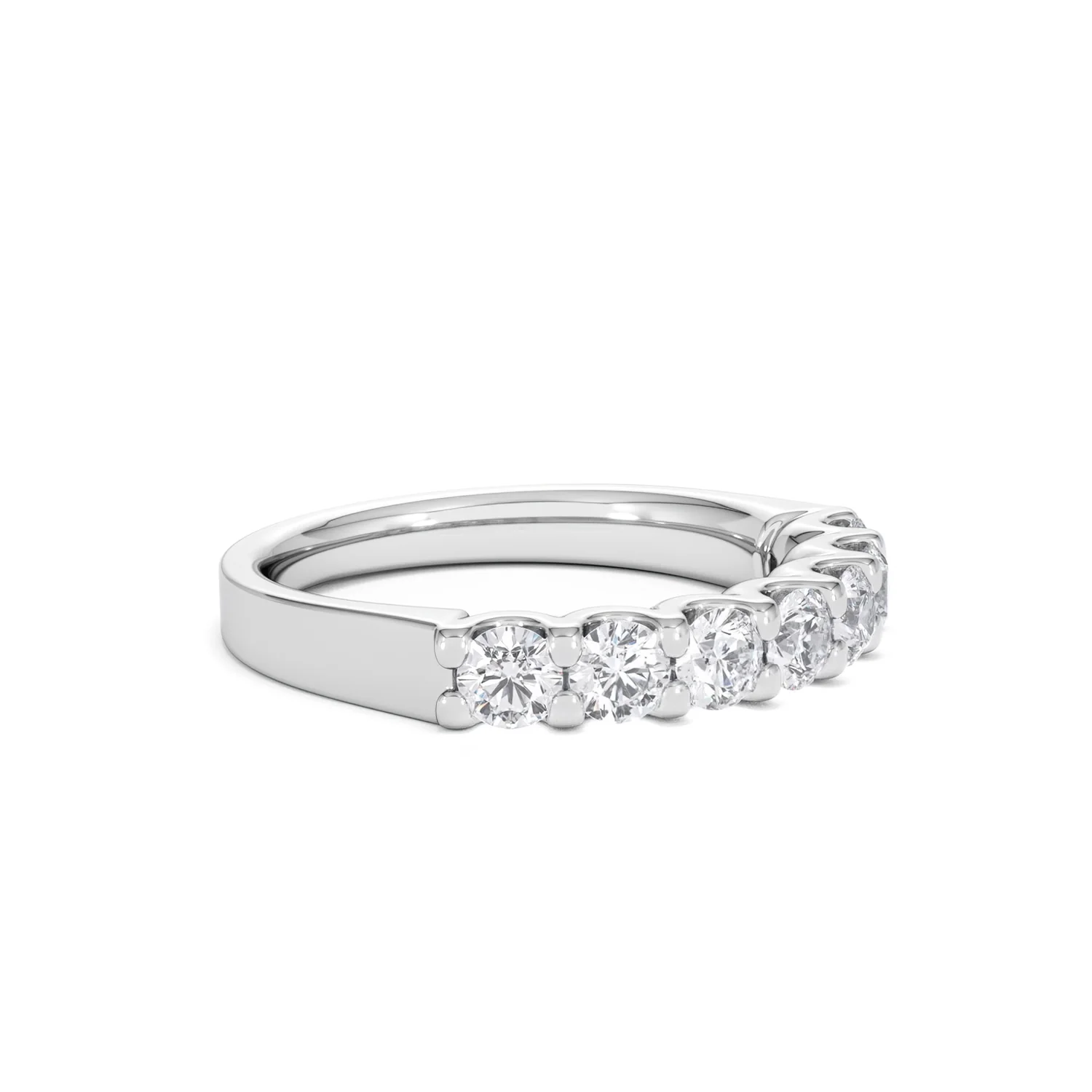 Chloe 18K White Gold Lab Diamond Eternity Ring 1.00ct G/Vs - Image 19