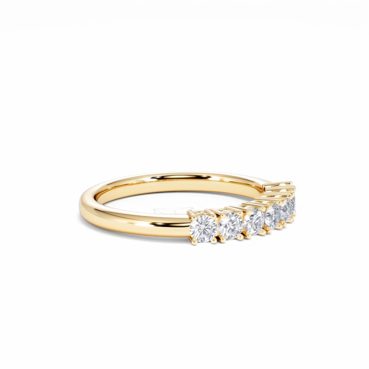 Chloe 7 Stone Lab Diamond Eternity Ring 0.50CT G/VS in 9K Gold - Image 20