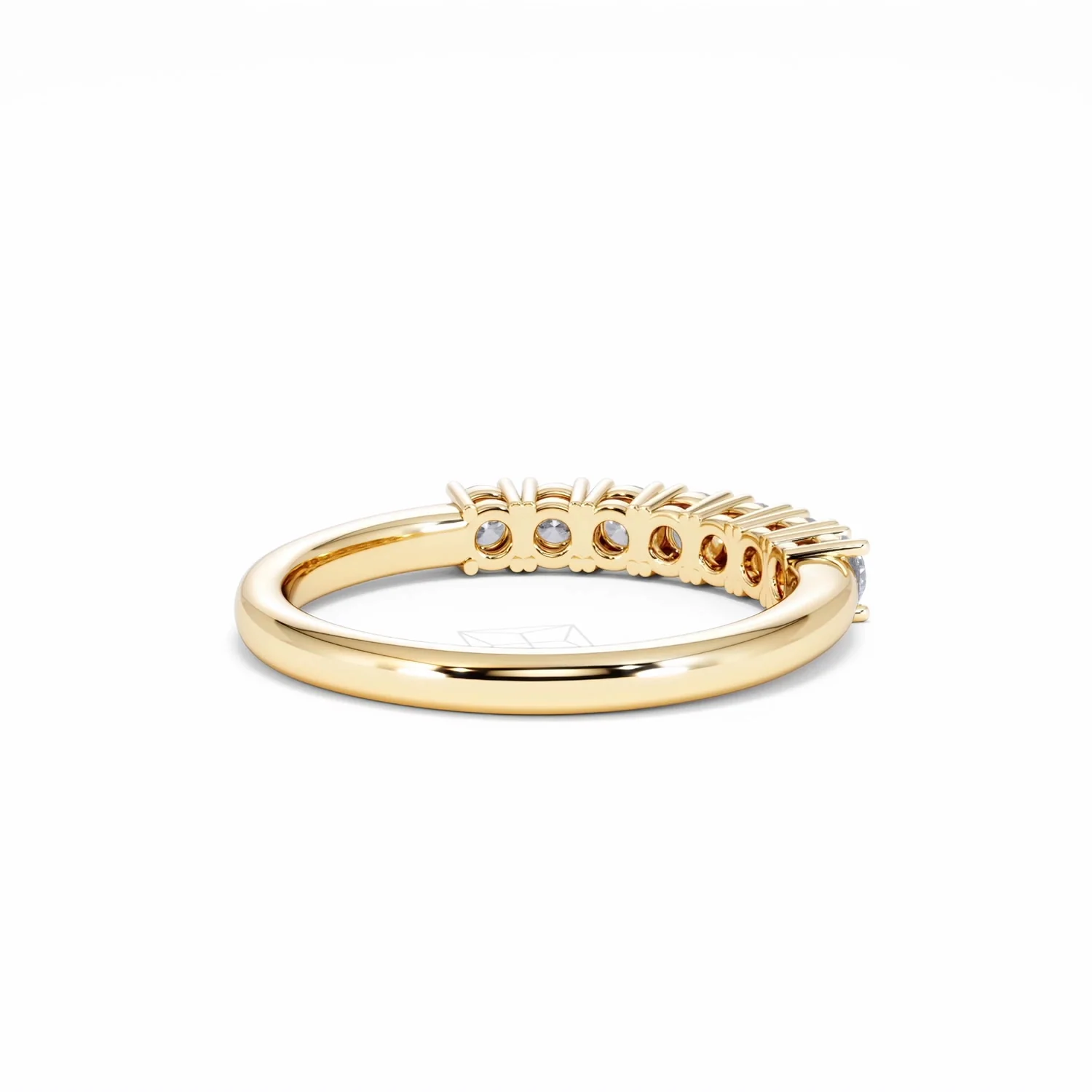 Chloe 7 Stone Lab Diamond Eternity Ring 0.50CT G/VS in 9K Gold - Image 41